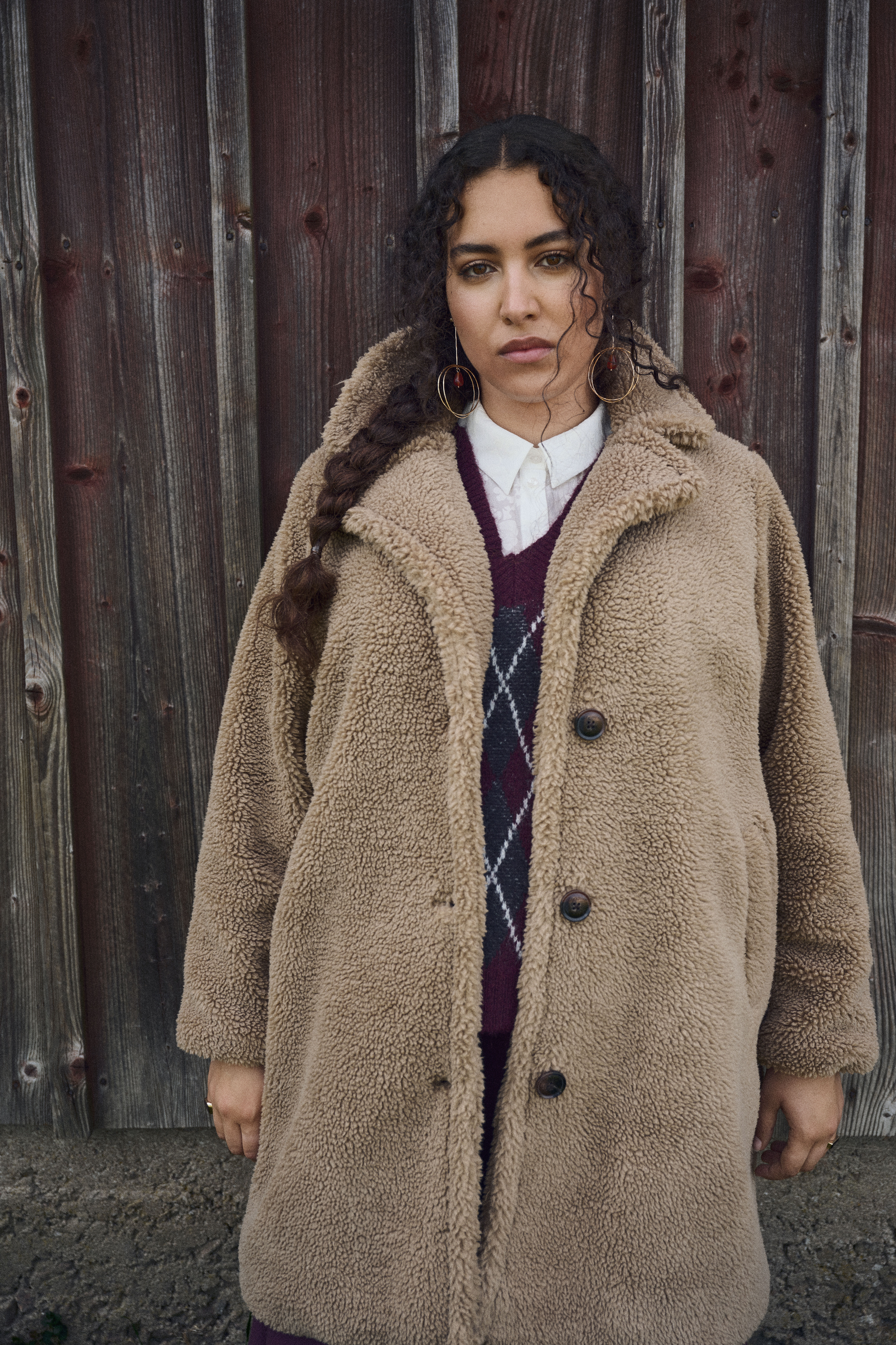 ZizziGeruit gilet en rok, , Model