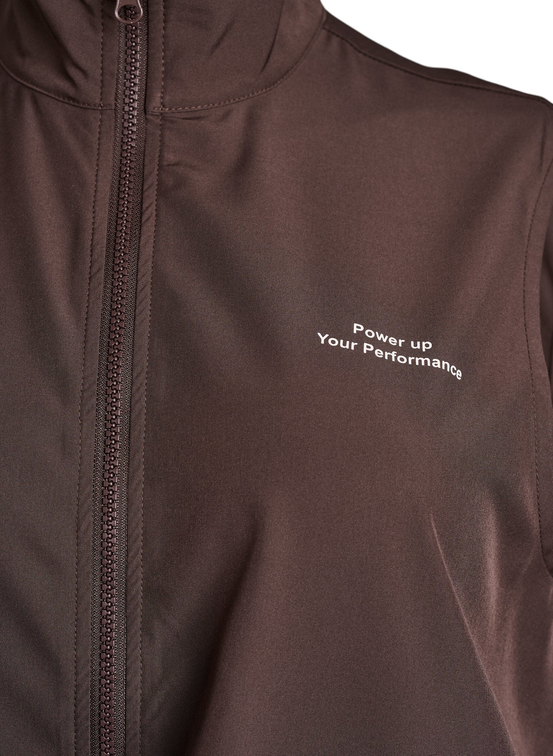 ZizziMouwloos vest met een elastische taille, Bruin, Packshot image number 2