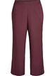 Wijde broek met een hoge taille, Donker Bordeaux, Packshot image number 0