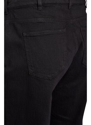 ZizziLosse jeans met gekorte lengte, Black Washed, Packshot image number 3
