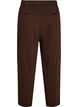 Losse jerseybroek met hoge taille, Bruin, Packshot image number 1