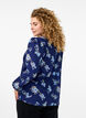 FLASH - Blouse met lange mouwen en kleine bloemen, Blue Flower, Model image number 1