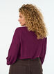 Blouse met textuur en 3/4 mouwen, Paars, Model image number 2
