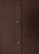 Lang shirt in linnen en viscose, Bruin, Packshot image number 2