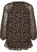 A-lijn tuniek met bloemenprint, Zwart, Packshot image number 1