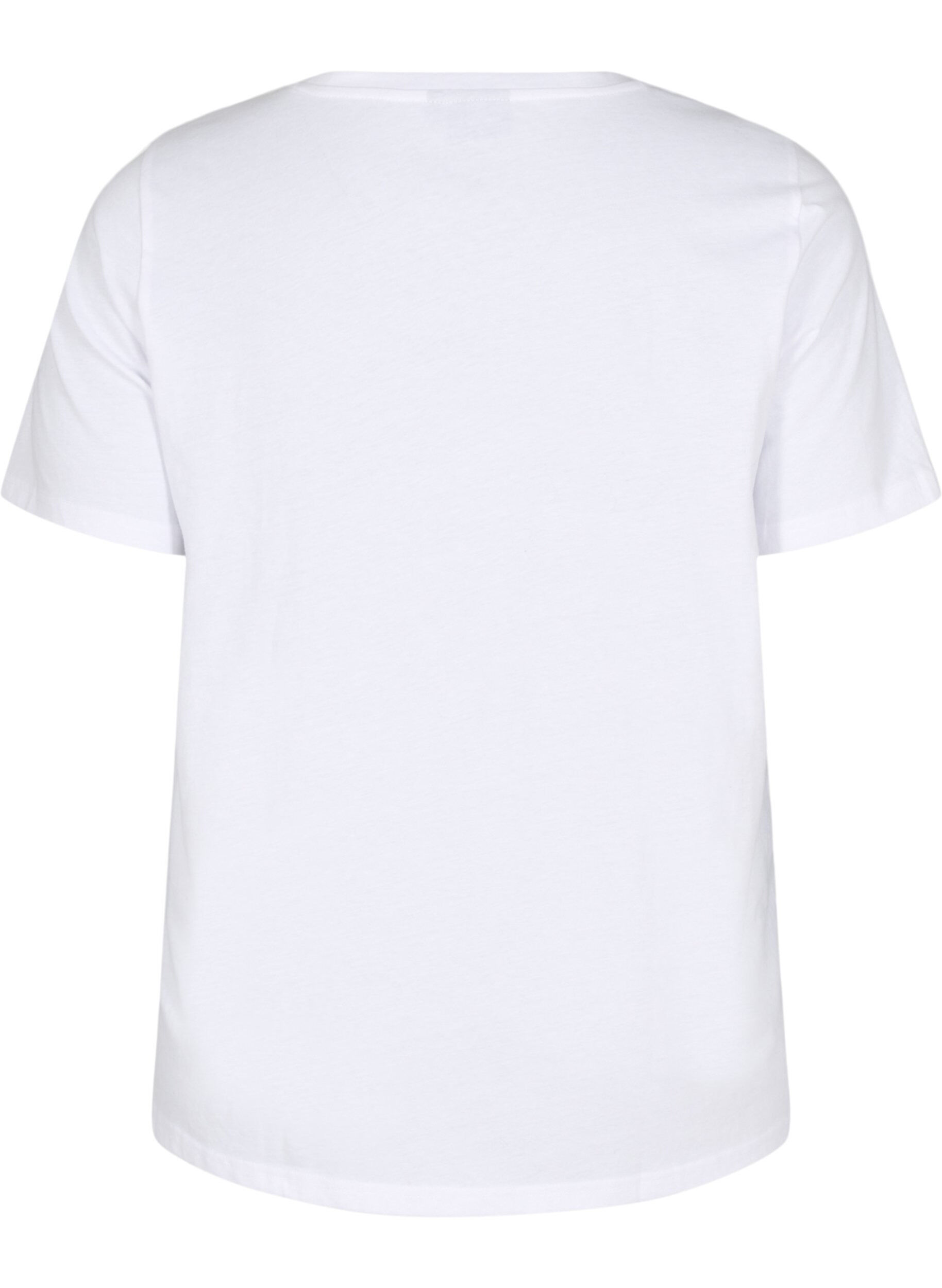 ZizziFLASH - T-shirt met motief, Wit, Packshot image number 1