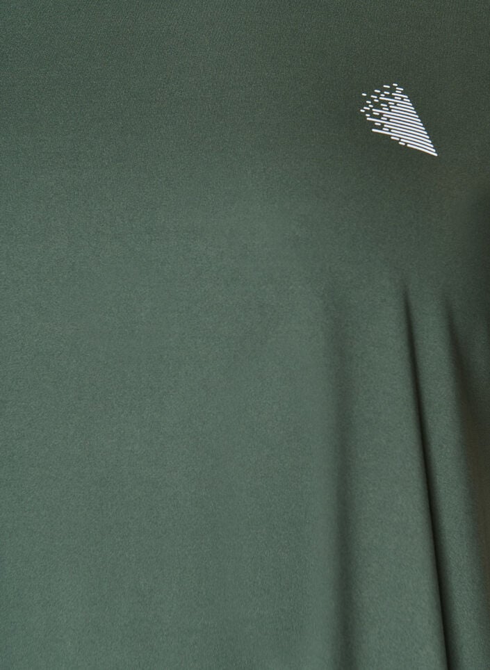 Effen gekleurd trainingsshirt, Groen, Packshot image number 2