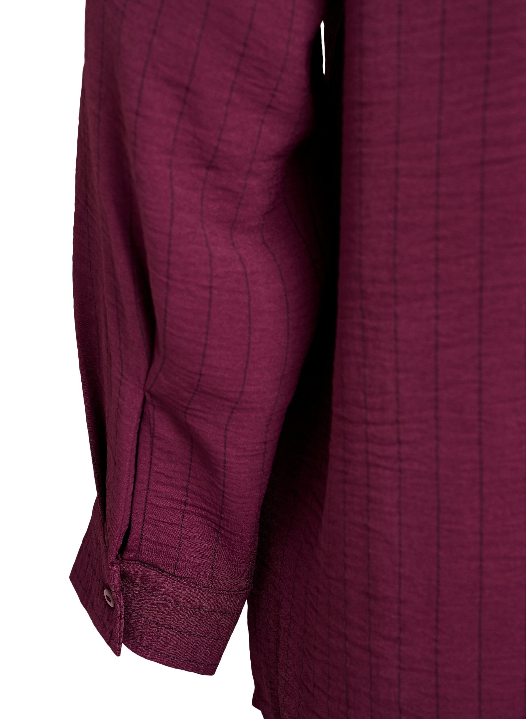 ZizziStreepjes overhemdblouse, Rood, Packshot image number 3