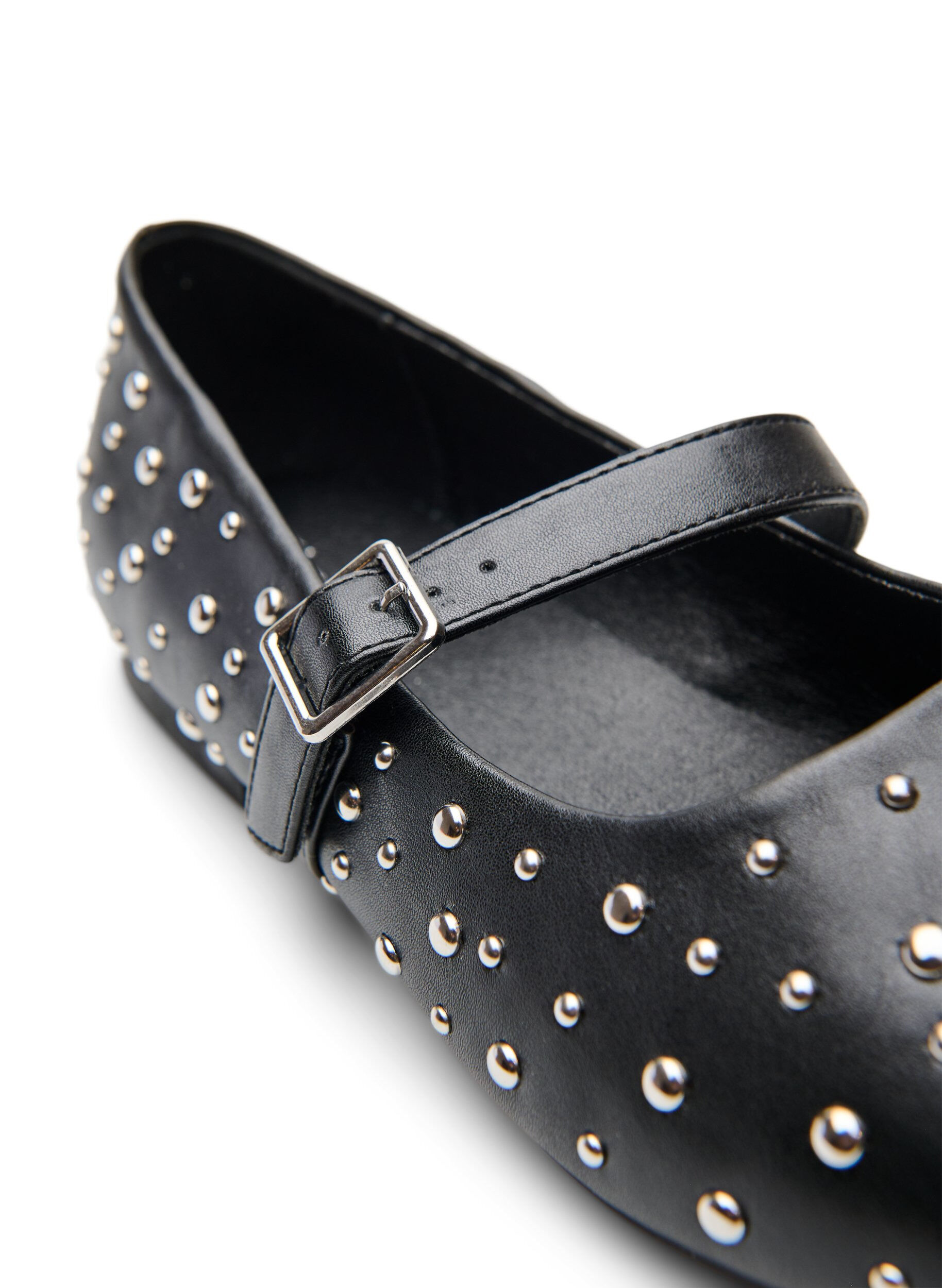 ZizziBallerina met studs, Zwart, Packshot image number 4