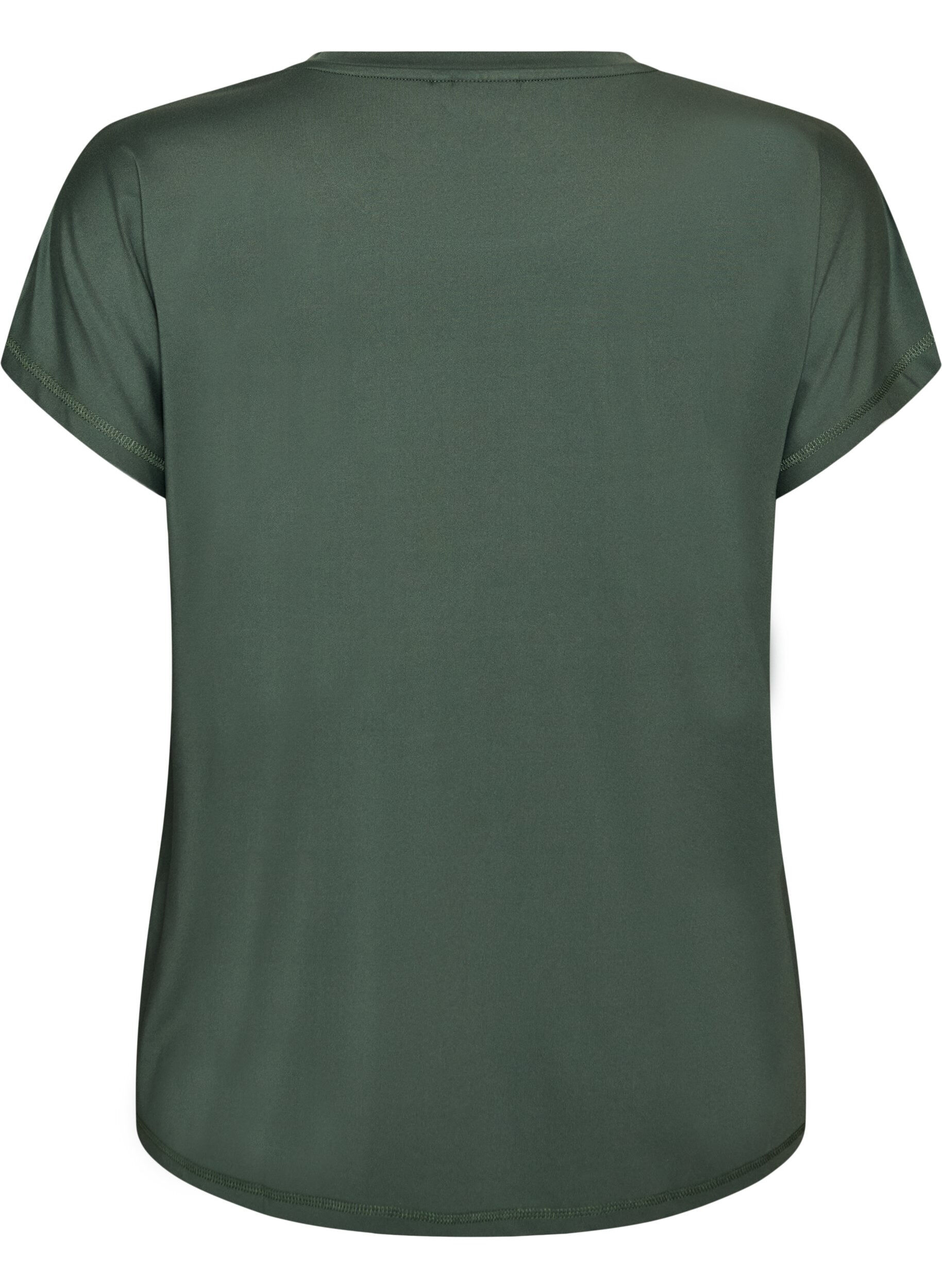 ZizziEffen gekleurd trainingsshirt, Groen, Packshot image number 1