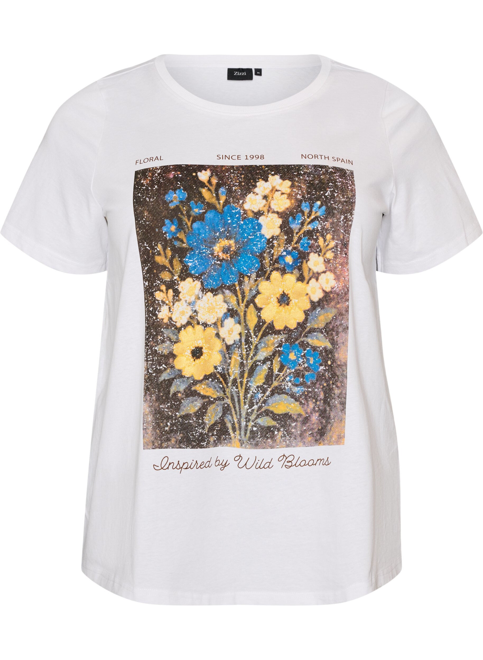 Katoenen T-shirt met print aan de voorkant