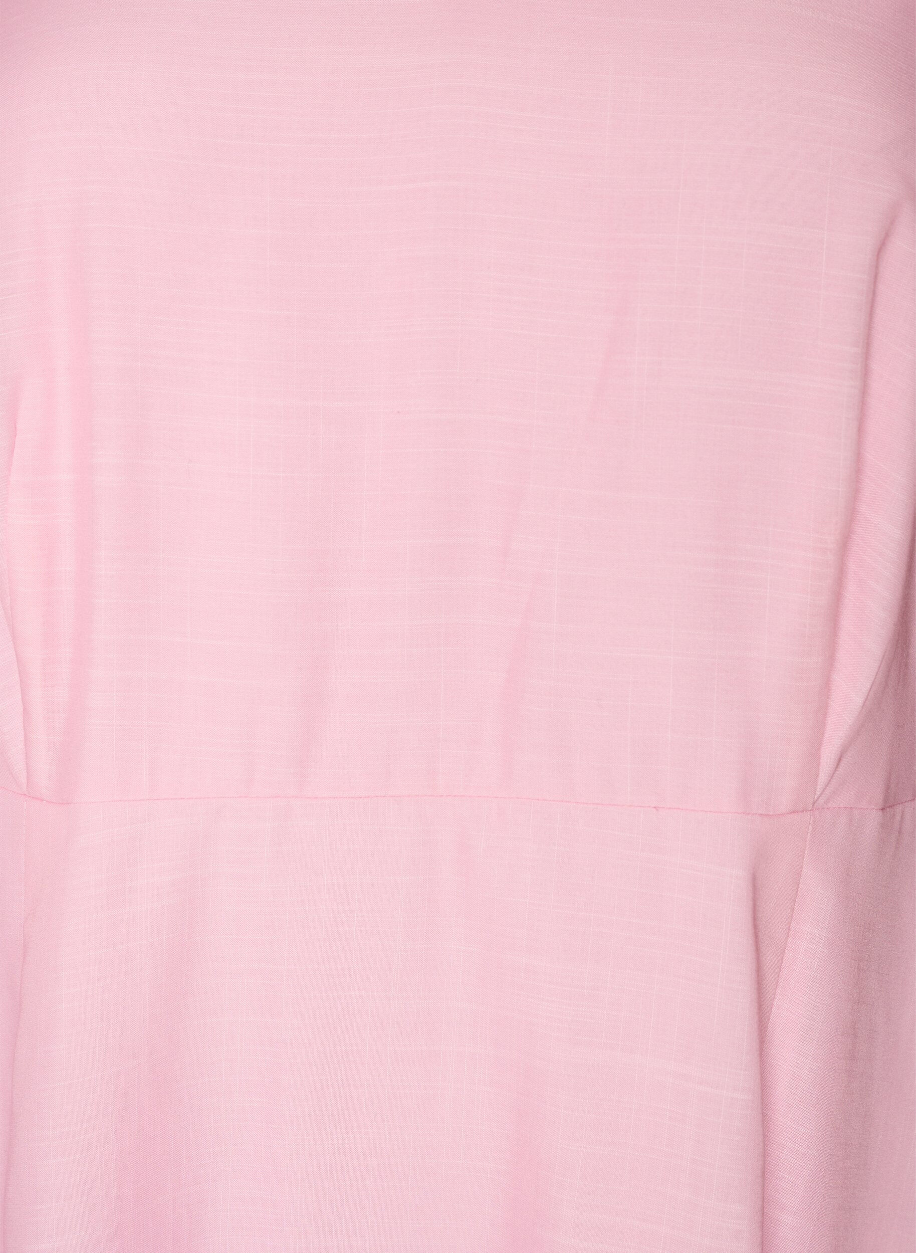 ZizziMidi-jurk met een empirelijn en bloemenprint, Roze, Packshot image number 2