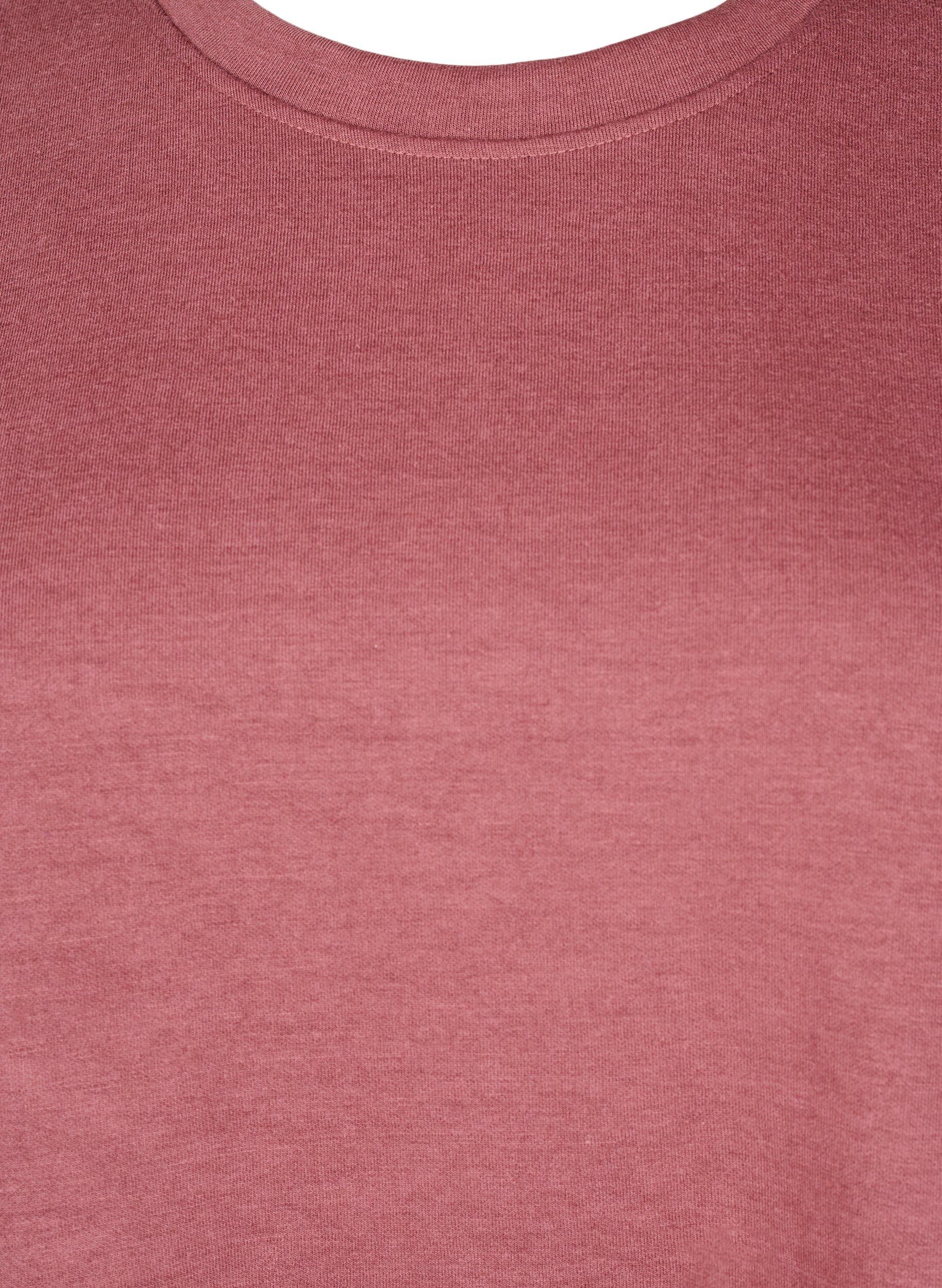 ZizziFLASH - Sweatshirt met ronde hals, Bruin, Packshot image number 2