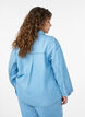 Los denimshirt met 3/4-mouwen, Blauw, Model image number 2