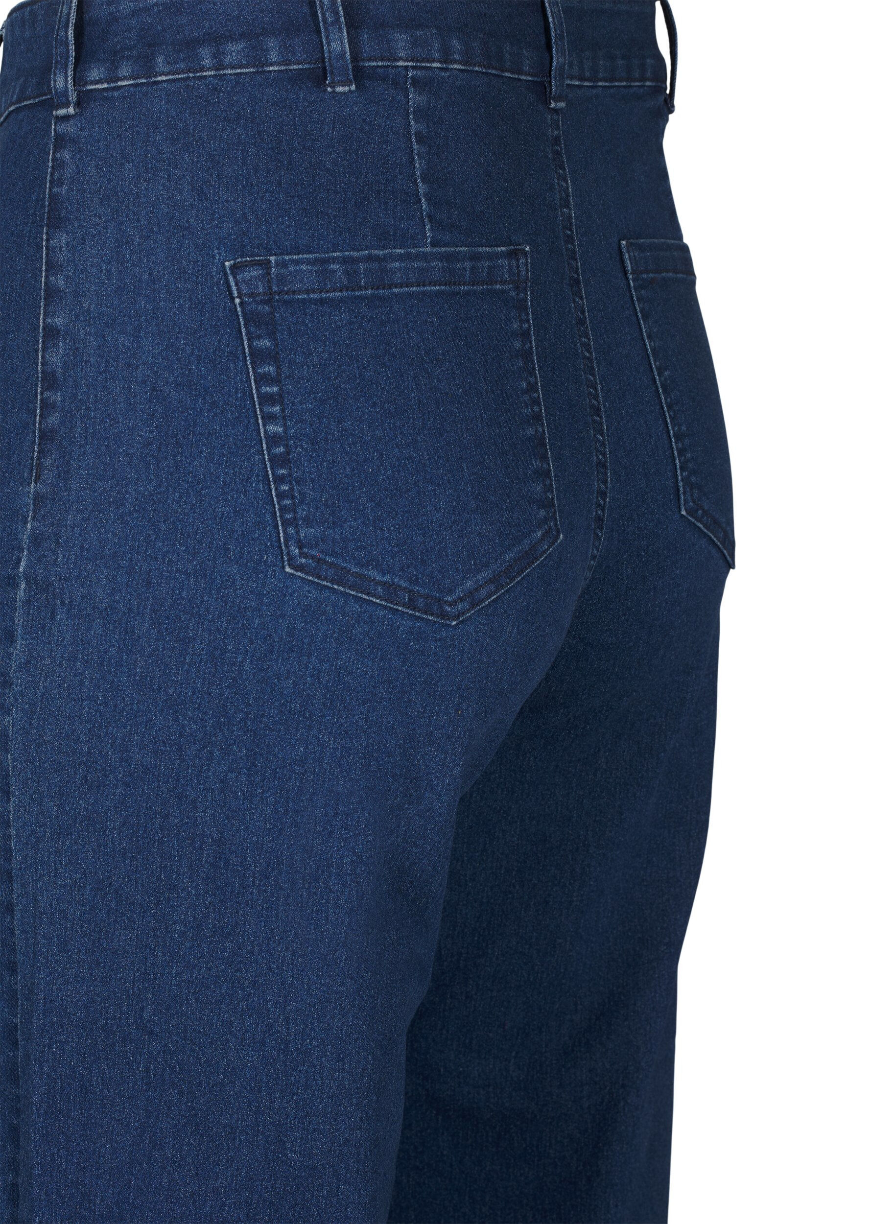 ZizziFLASH - Jeans met wijde pijpen, Blauw, Packshot image number 3