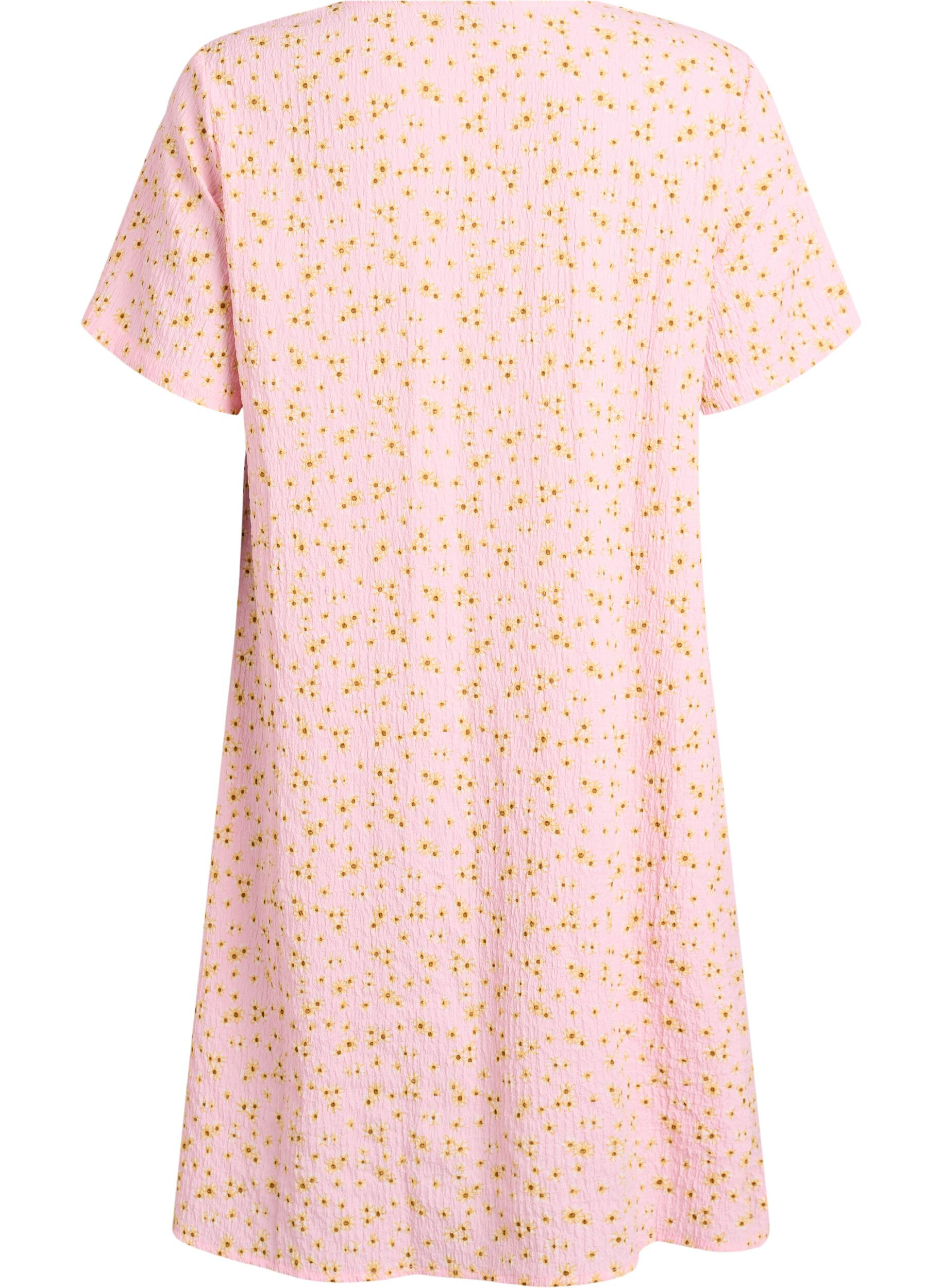 ZizziJurk met korte mouwen en een V-hals, Roze, Packshot image number 1