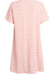 Jurk met korte mouwen en een V-hals, Roze, Packshot image number 1