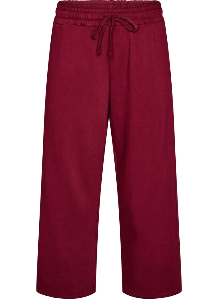 Joggingbroek met zakken, Rood, Packshot image number 0