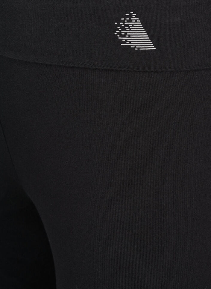 Sportbroek in katoen, Zwart, Packshot image number 2