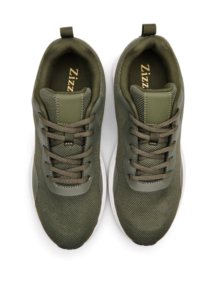Wide fit - Meshsneakers, Forest Night, Packshot