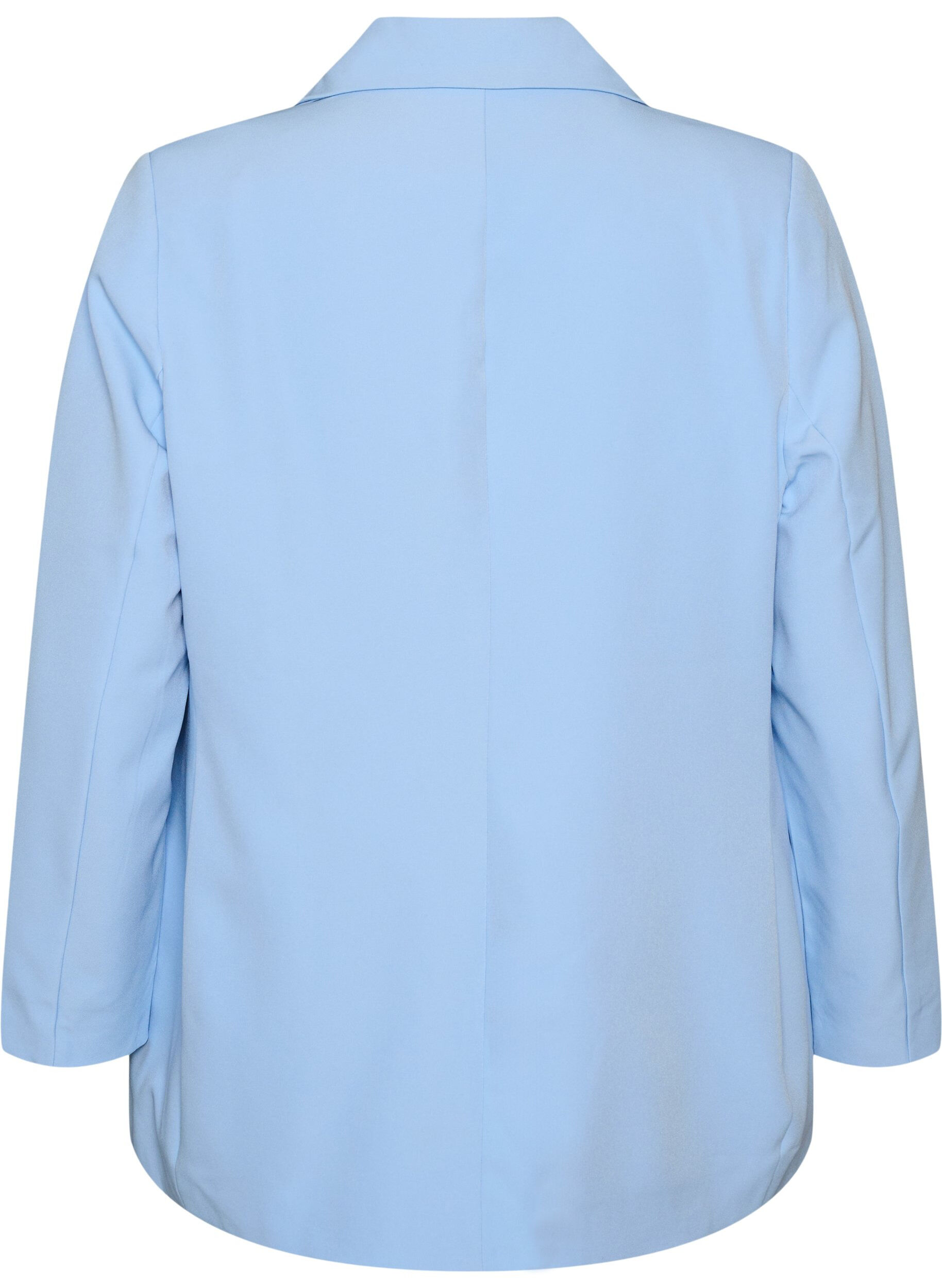 ZizziKlassieke blazer met knoopsluiting, Blauw, Packshot image number 1