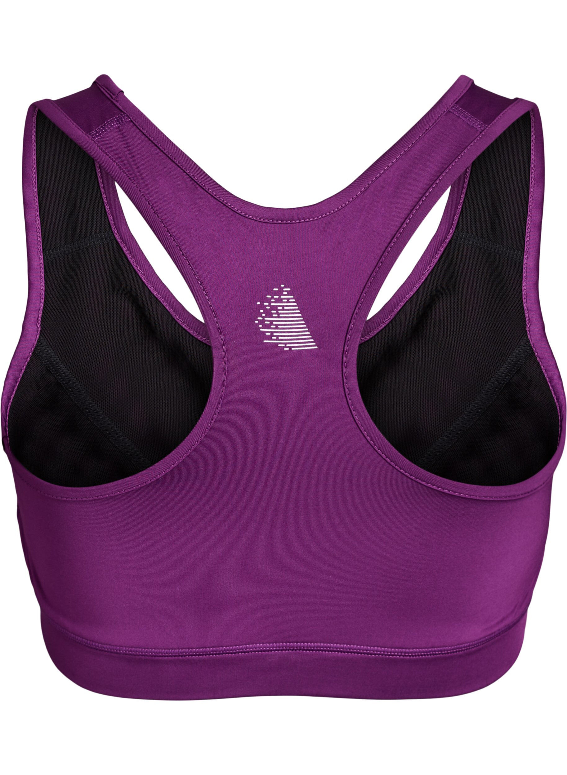 ZizziSport-bh met racerback, Paars, Packshot image number 1