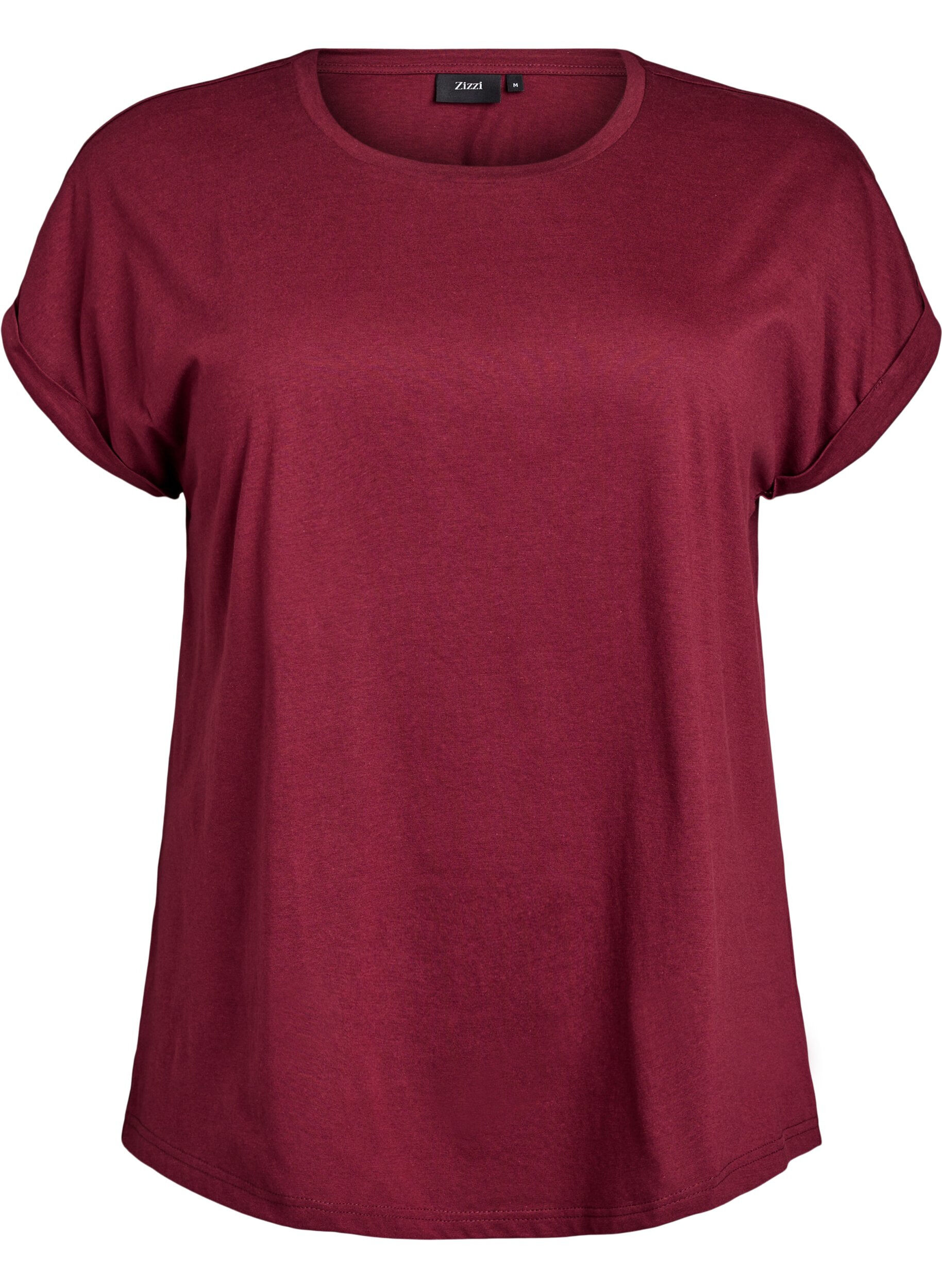 T-shirt met korte mouwen van katoenmix