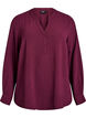 FLASH - Streepjes overhemdblouse, Rood, Packshot image number 0