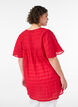 Tuniek in lyocell met vlindermouwen, Rood, Model image number 2