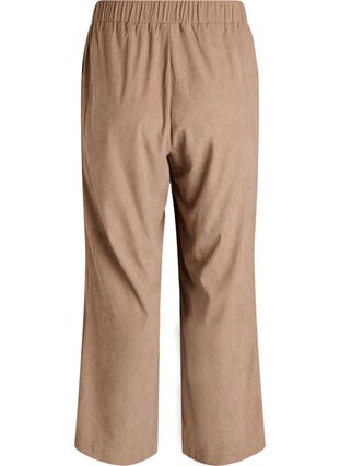 ZizziFluwelen broek met wijde pijpen, Caribou, Packshot image number 1