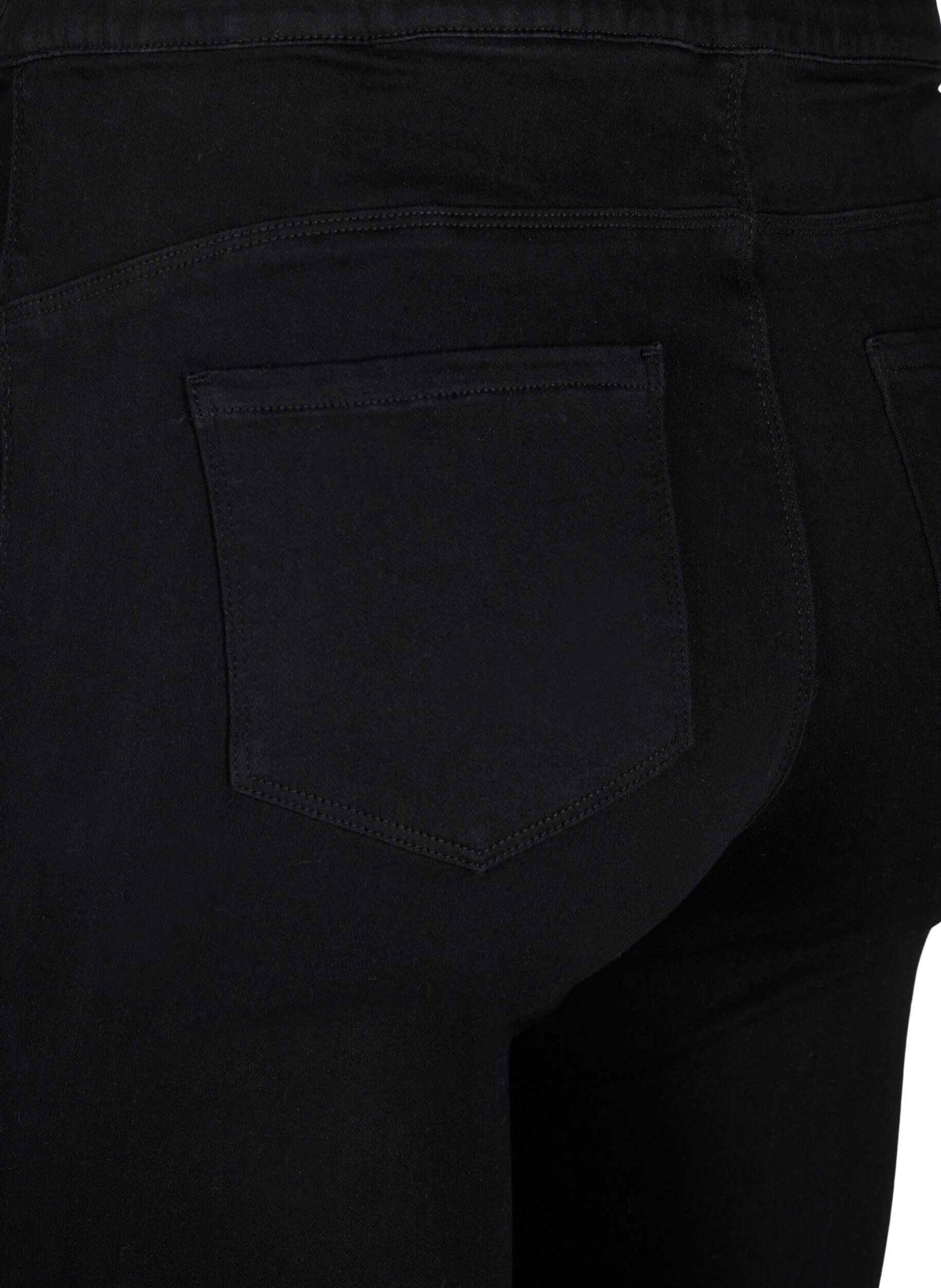 ZizziJeggings met hoge taille, Zwart, Packshot image number 3