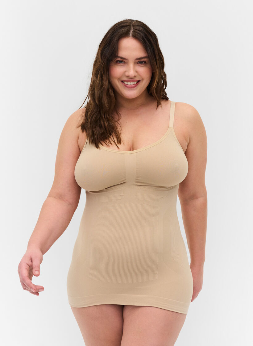 Shapewear Top, Beige, Model image number 0