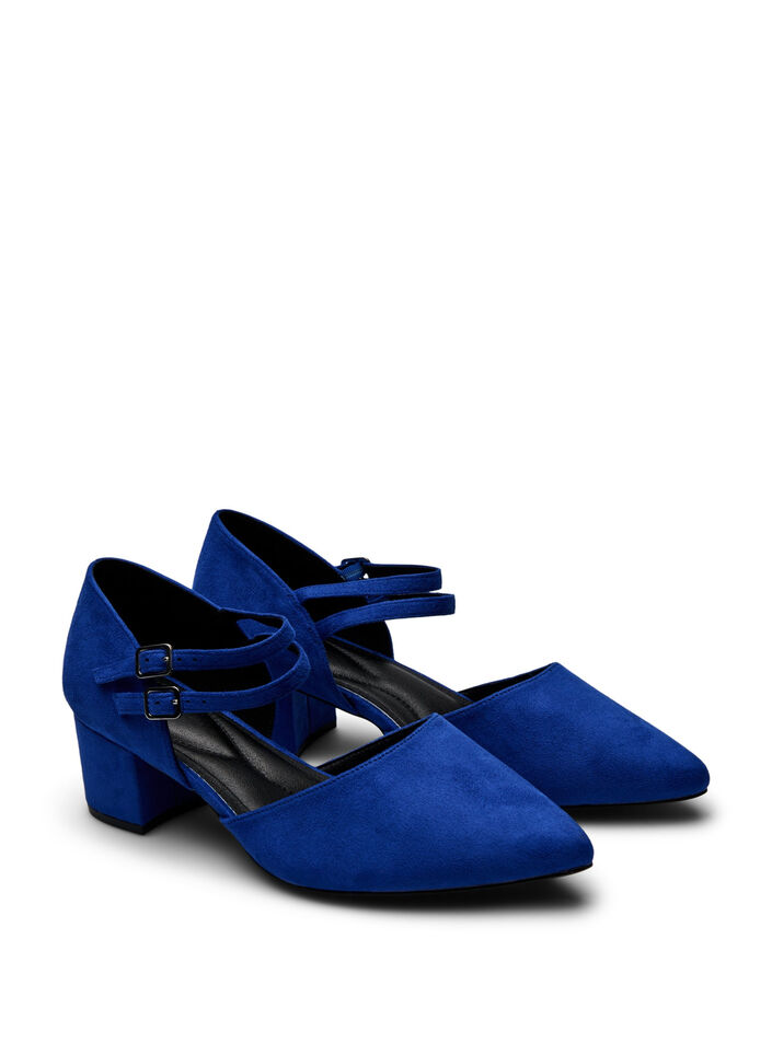 Wide fit - Pumps met dubbele banden, Surf The Web, Packshot