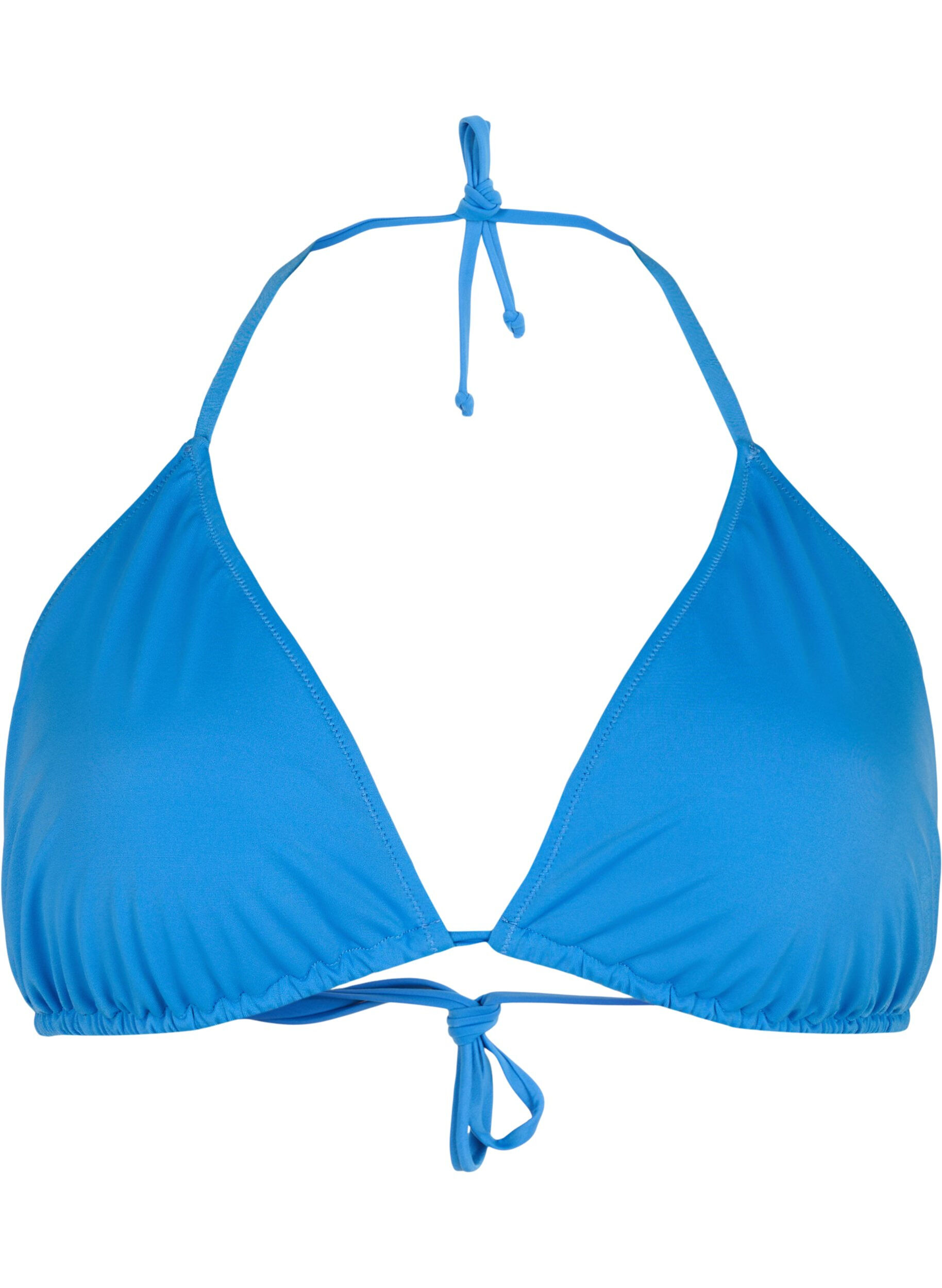 ZizziEffen triangel bikinitopje, Blauw, Packshot image number 0