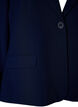 Klassieke blazer met knoopsluiting en zakken, Blauw, Packshot image number 2
