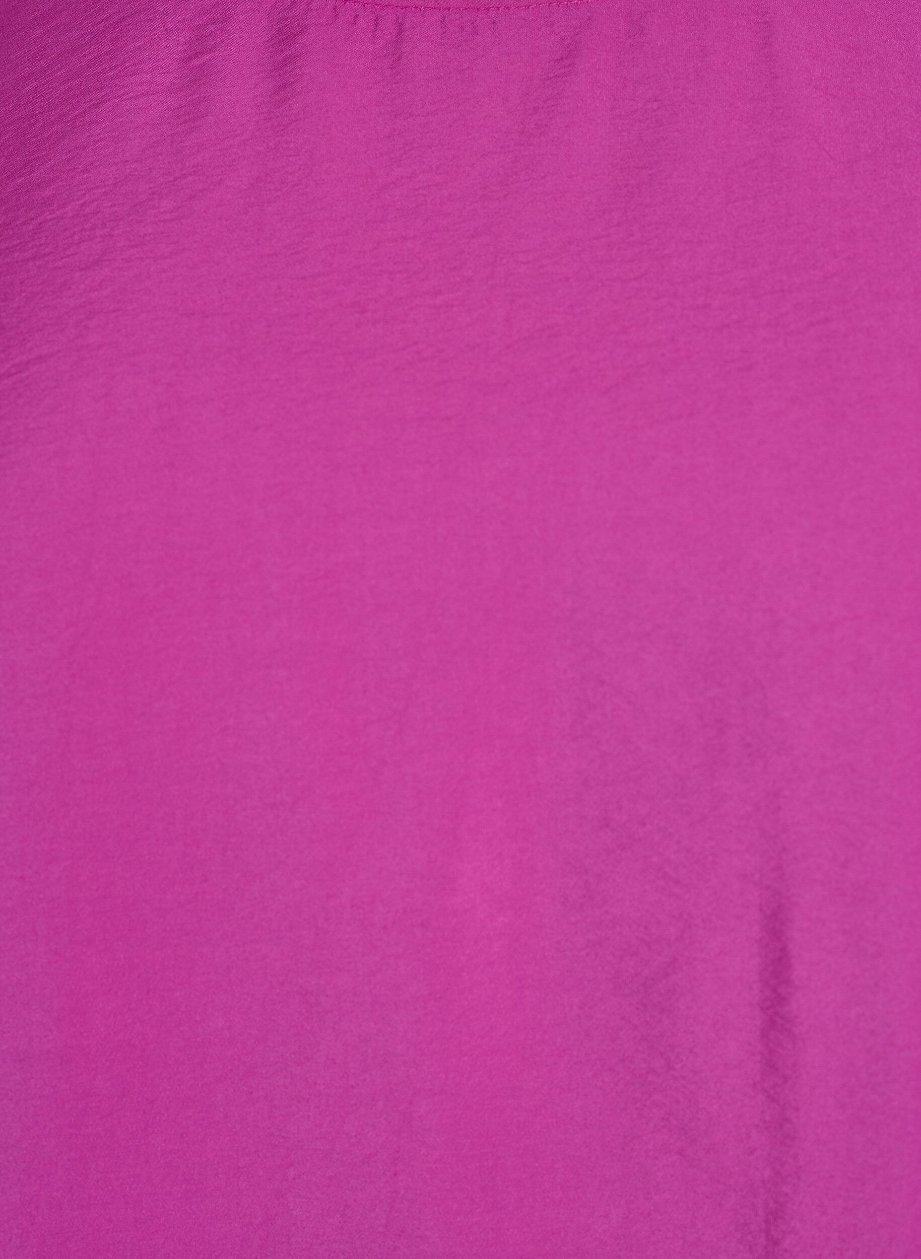 ZizziBlouse met korte mouwen en elastische zoom, Roze, Packshot image number 2