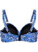 Haut de bikini avec armatures et imprim&eacute;, Bleu, Packshot image number 1