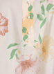 Bloemenblouse met rucheskraag en mouwen 1/2, Beige, Packshot image number 2