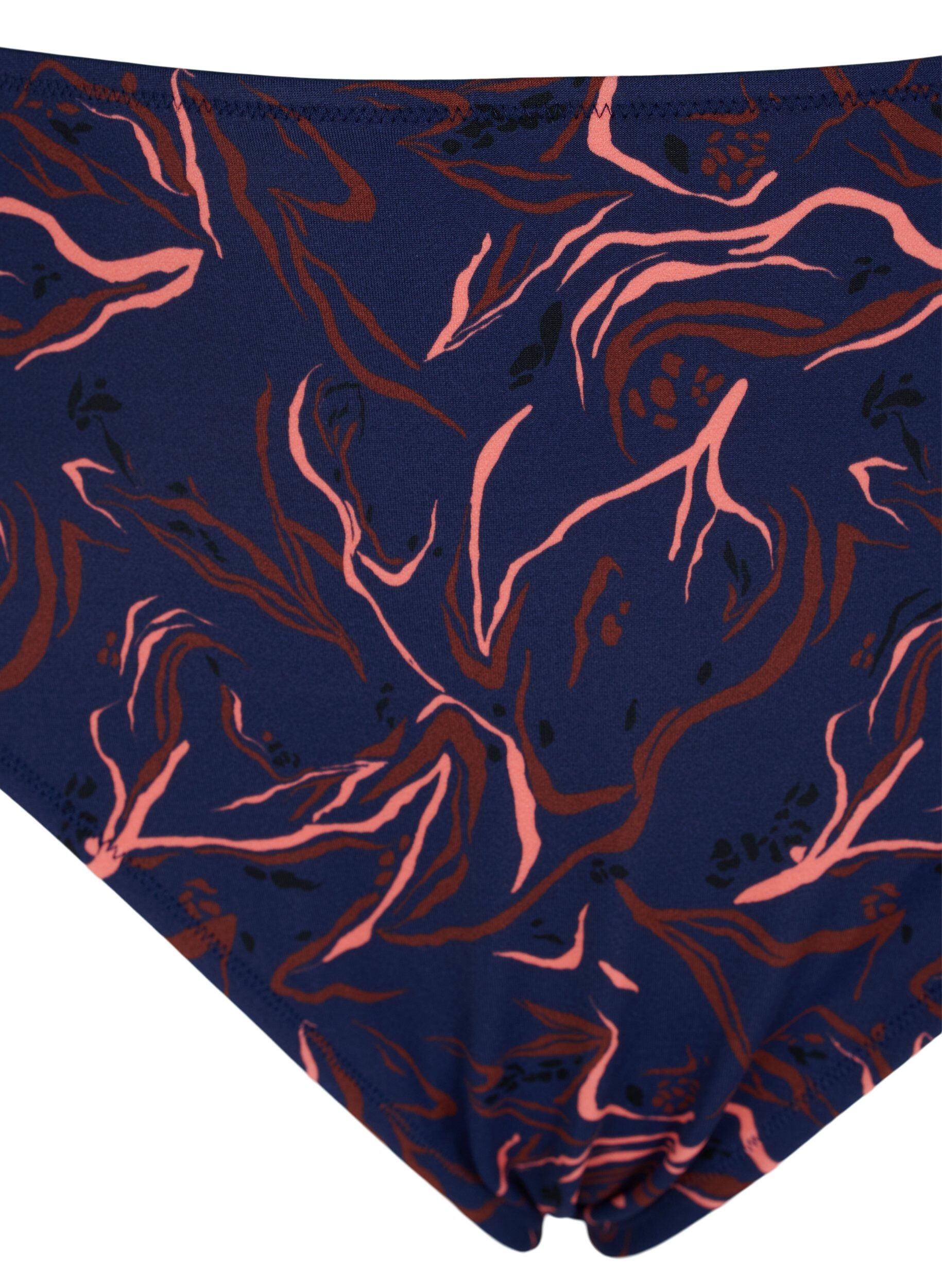 ZizziBikinibroekje met hoge taille en hoog uitgesneden pijpjes, Zwart, Packshot image number 2