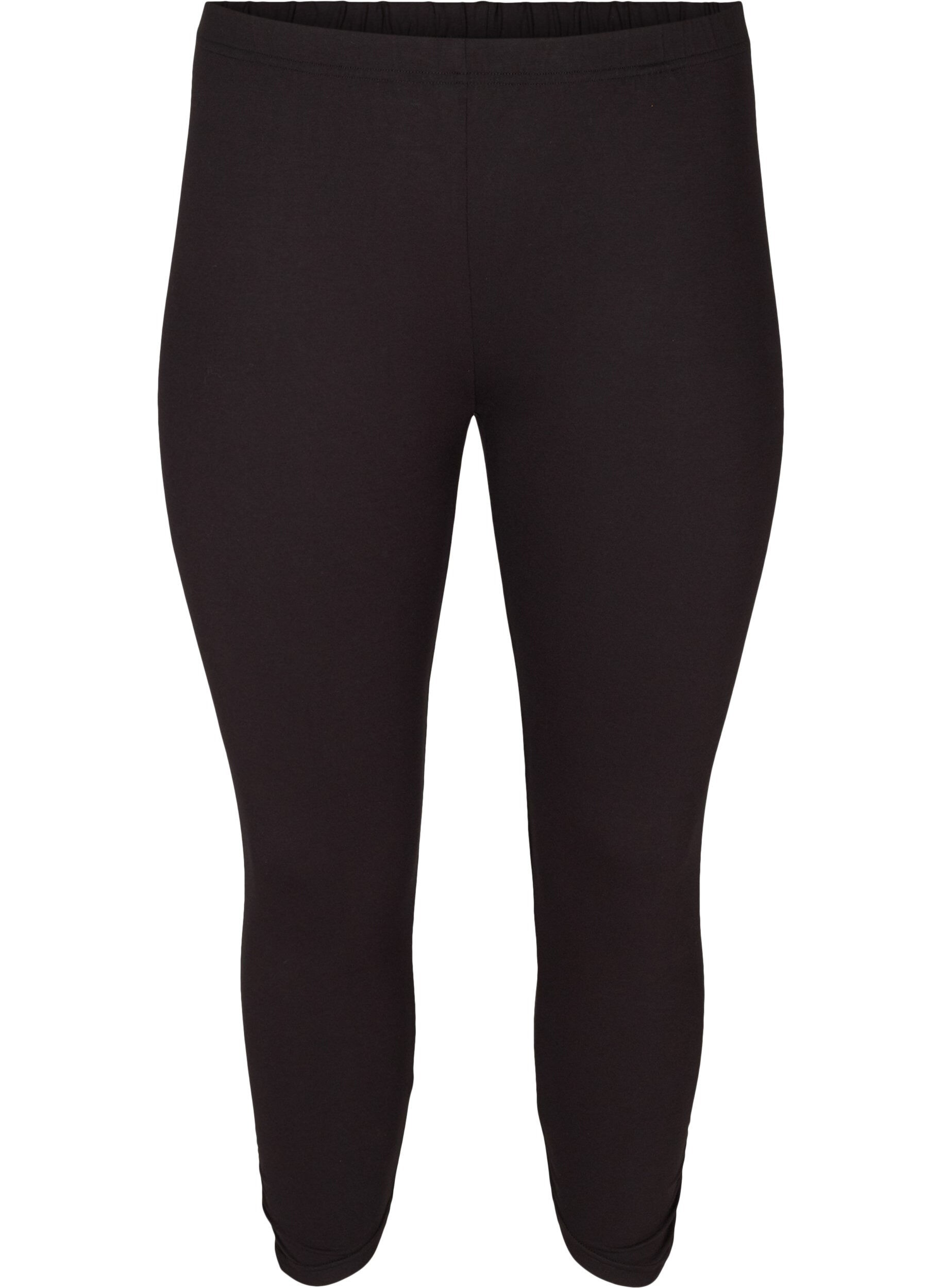 Basic 3/4 legging met ruches