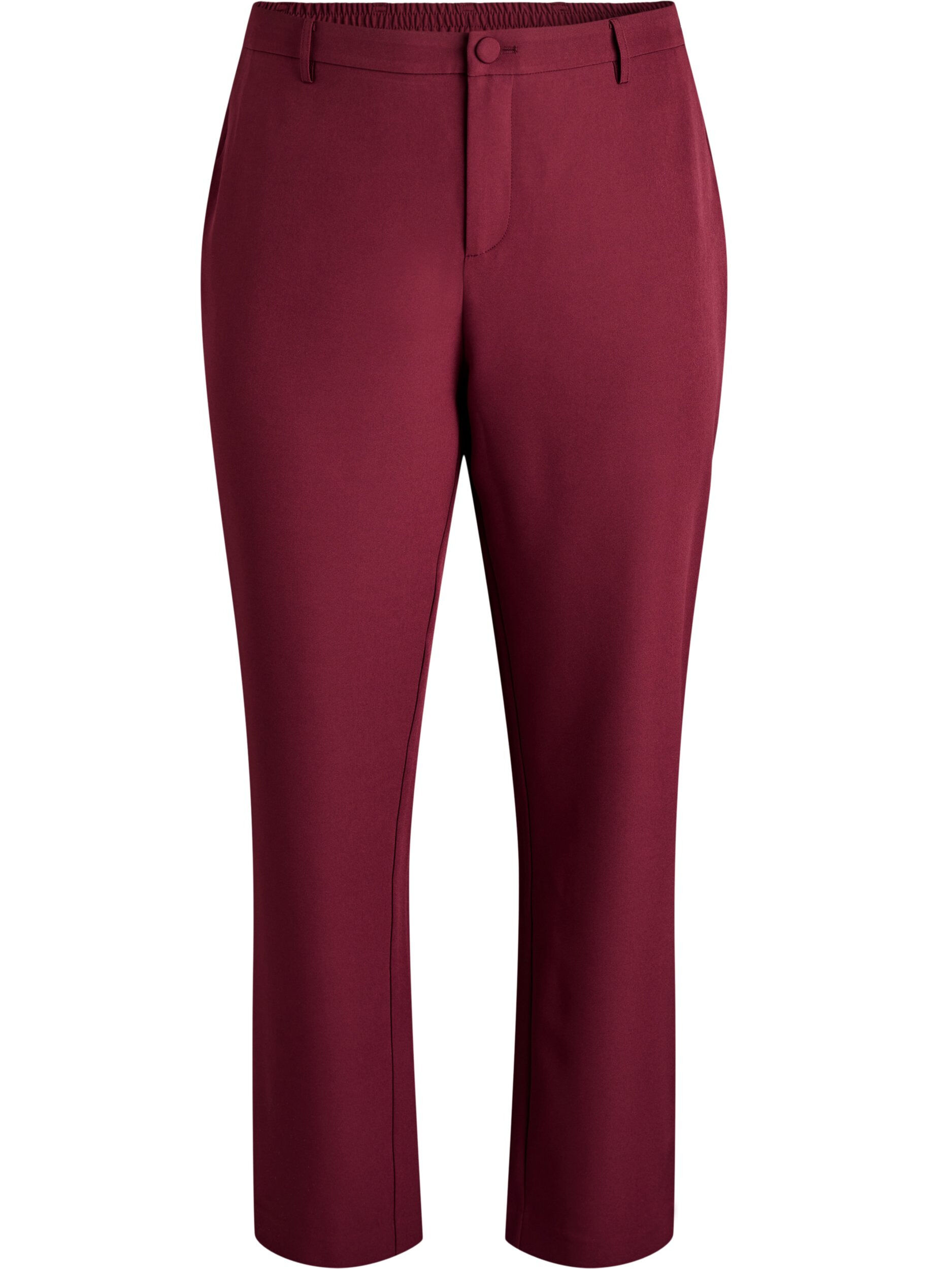 Broek met zakken en rechte pijpen