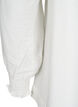Blouse met rucheskraag, Vanille, Packshot image number 3