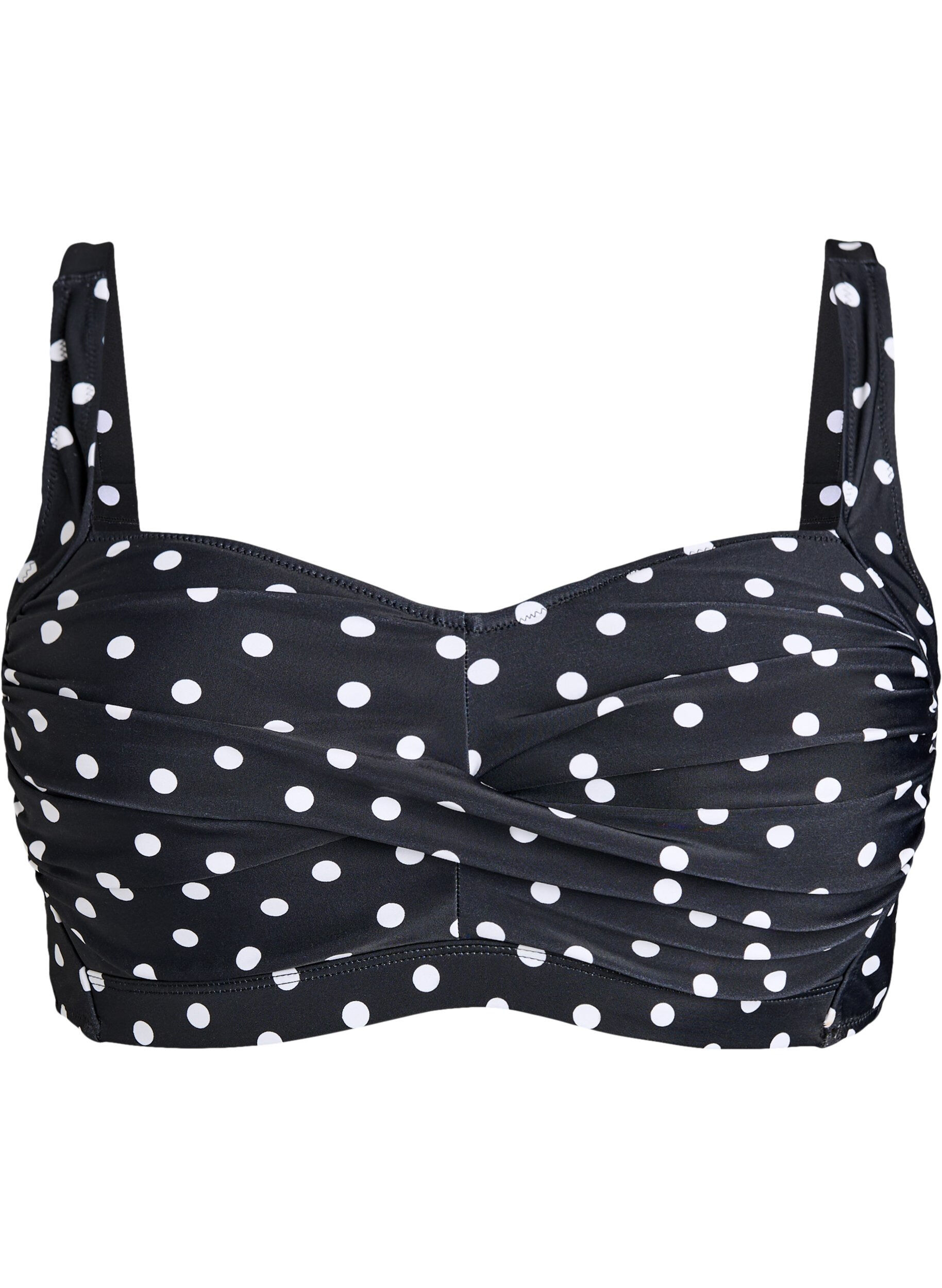 Gewatteerde bikinitop met print