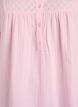 Katoenen mousseline tuniek met broderie anglaise, Roze, Packshot image number 2
