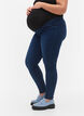 Zwangerschaps jeggings in katoenmix, Blauw, Model image number 2
