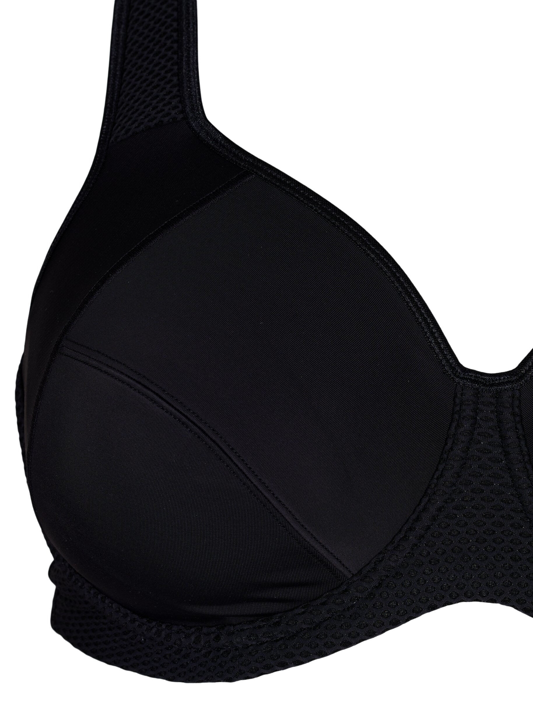 ZizziCORE, HIGH SUPPORT WIRE BRA - Sportbeha met beugel, Zwart, Packshot image number 2