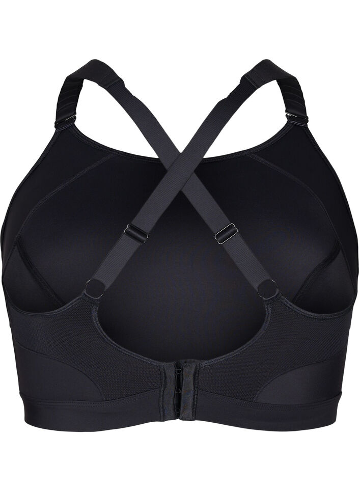 CORE, SUPER HIGH, SPORTS BRA - Sportbeha met verstelbare schouderbandjes, Black, Packshot image number 1