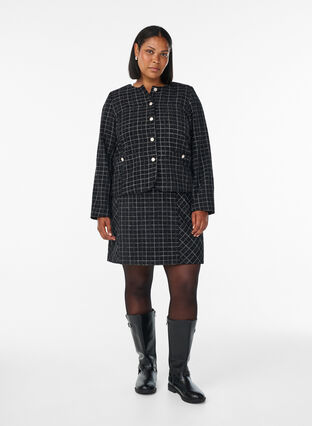 ZizziGeruite rok, Black Check, Model image number 1