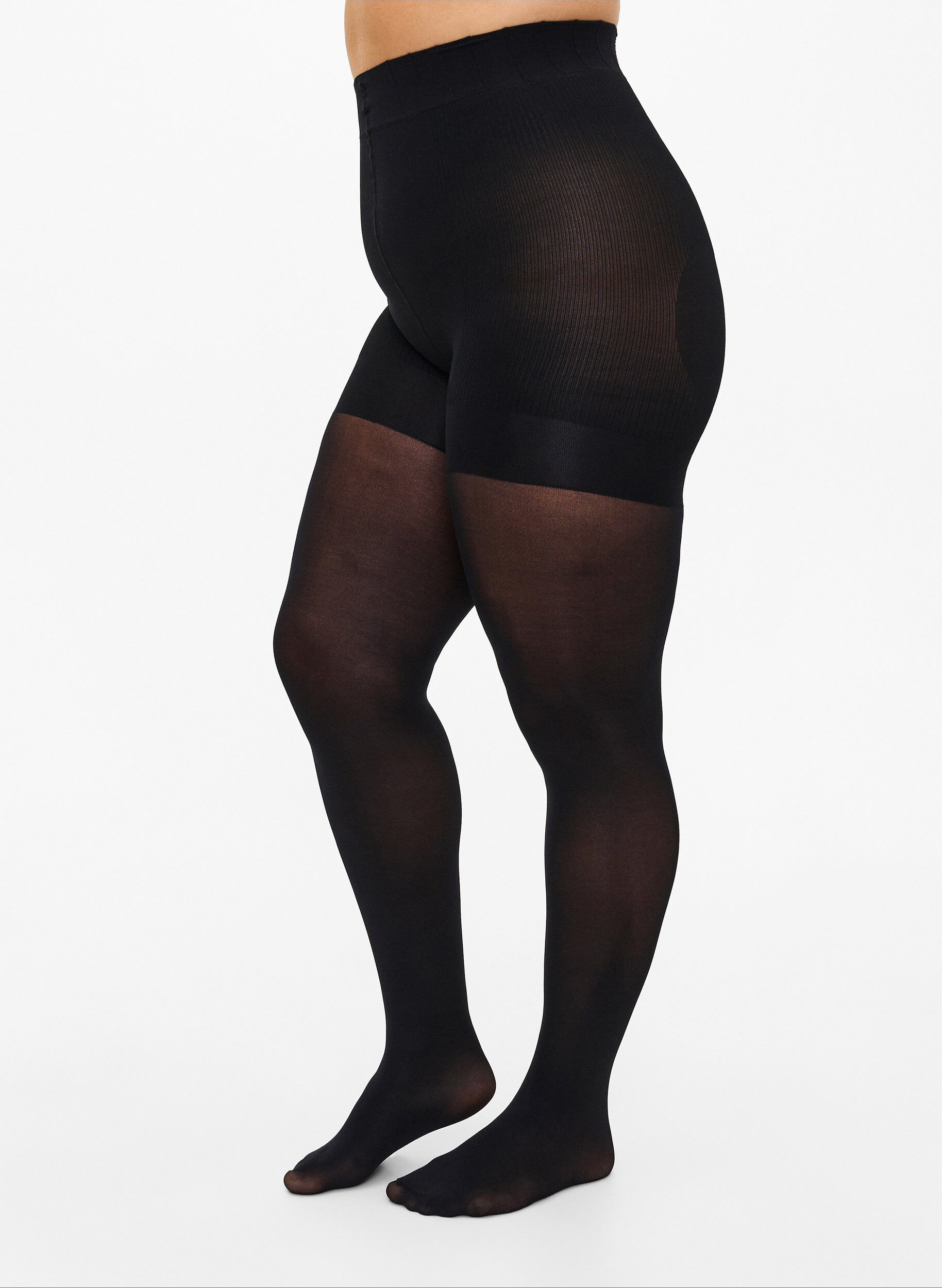 Collants 40 deniers avec push-up, Noir, Model