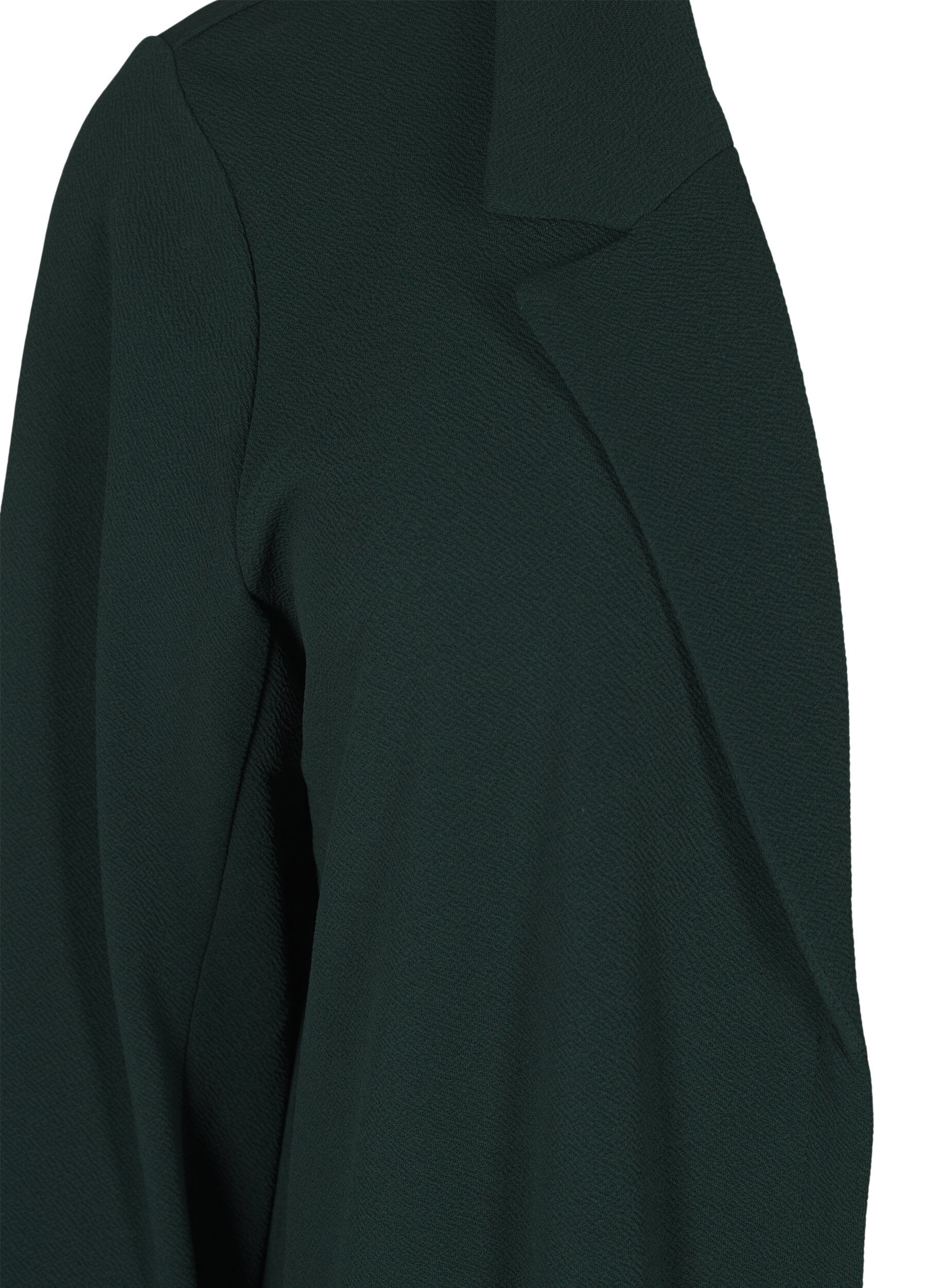 ZizziLange jas met zakken, Groen, Packshot image number 2